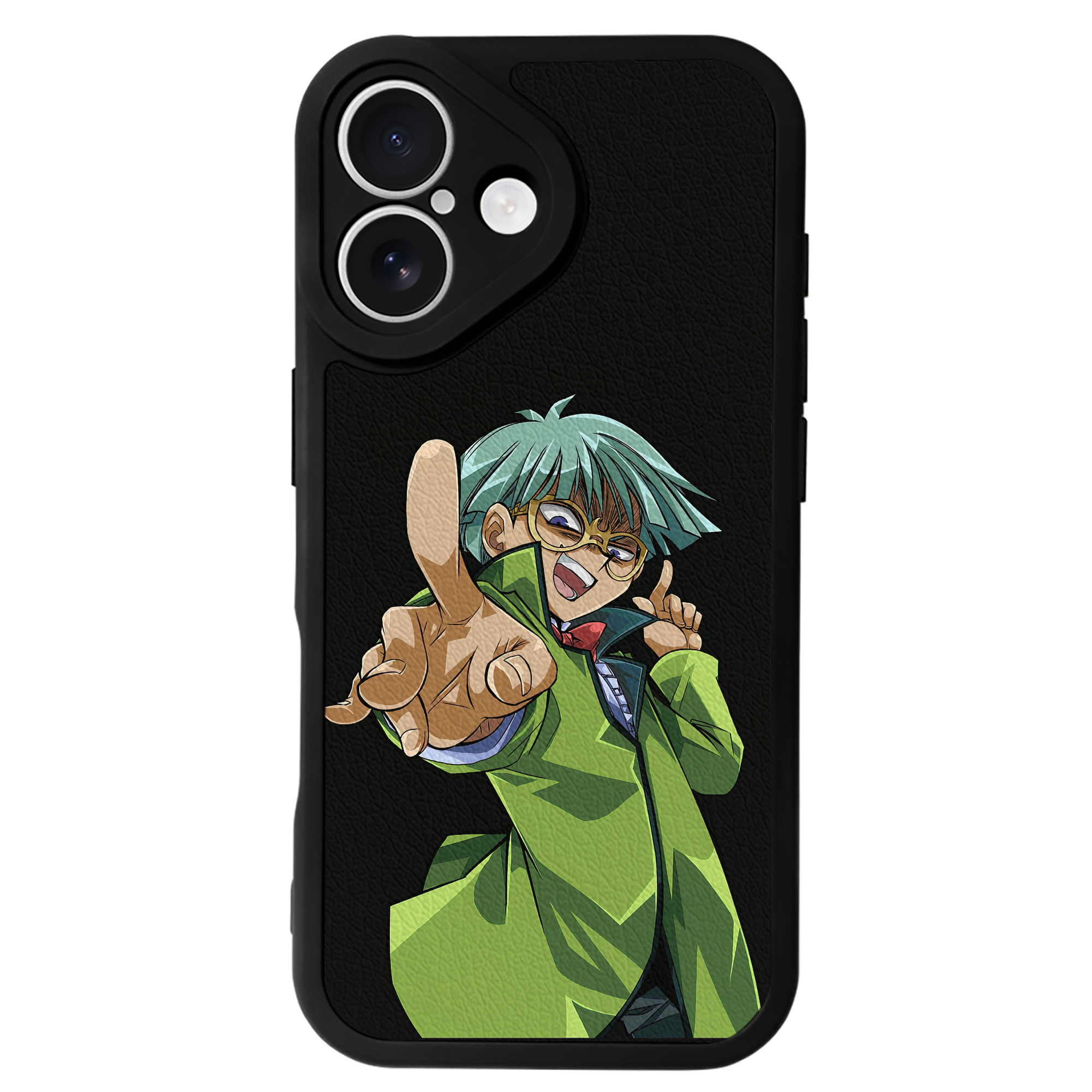 遊☆戯☆王 Yu-Gi-Oh! 【iPhone 16シリーズ対応】シリコンスマホケース（レザー調） 材質：シリコン